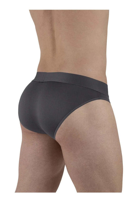 ErgoWear HIP Bikini Brief Stretchy Low - Rise Briefs Seamed Pouch Shark Gray 1494 - SexyMenUnderwear.com