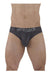 ErgoWear HIP Bikini Brief Stretchy Low - Rise Briefs Seamed Pouch Shark Gray 1494 - SexyMenUnderwear.com