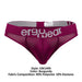 ErgoWear HIP Thong Stretchy Quick - Dry Soft MicroFibre Thongs in Plum Red 1499 - SexyMenUnderwear.com