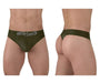 ErgoWear HIP Thongs Stretchy Quick - Dry Soft Microfibre Cypress Green Thong 1496 - SexyMenUnderwear.com