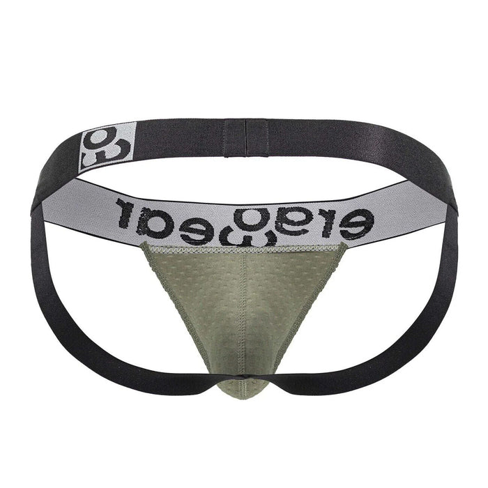 ErgoWear Jock MAX Flow 3D Pouch Micro - Perforated Jockstrap Smoke Green 16762