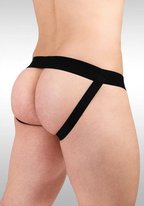 ErgoWear Jockstrap MAX Flow 3D Pouch Micro - Perforated Jock in Black 1686 - SexyMenUnderwear.com