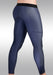 ErgoWear Leggings MAX SE Pants 3D - Nose Shaped Pouch Sports Tight Dark Blue 1608 - SexyMenUnderwear.com