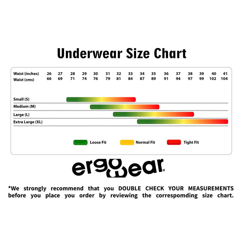 ErgoWear Long Boxer Briefs MAX Bold Mid - Cut Stretchy Blue Navy 1741 27