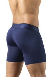 ErgoWear Long Boxer Briefs MAX Bold Mid - Cut Stretchy Blue Navy 1741 24