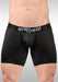 ErgoWear Long Boxer Briefs MAX Flow 3D - Pouch Micro Perforated Midcut Black 1690 - SexyMenUnderwear.com