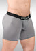 ErgoWear Long Boxer Briefs MAX Flow 3D - Pouch Perforated Midcut Gray 1685 - SexyMenUnderwear.com