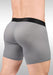 ErgoWear Long Boxer Briefs MAX Flow 3D - Pouch Perforated Midcut Gray 1685 - SexyMenUnderwear.com