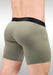 ErgoWear Long Boxer Briefs MAX Flow 3D - Pouch Perforated Midcut Smoke Green 1680 - SexyMenUnderwear.com