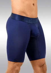 ErgoWear Long Boxer MAX BOLD Bikers Athletic Shorts in Dark Blue 1781 1413