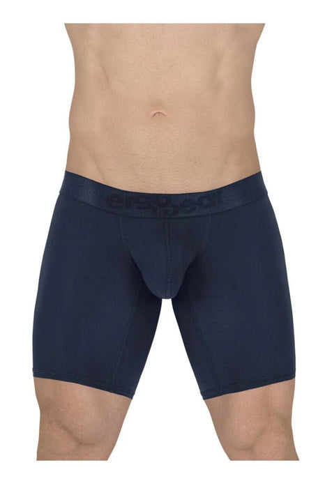 ErgoWear Long Boxer MAX XX MidCut Stretchy Long Boxer Dark Blue 1636 - SexyMenUnderwear.com