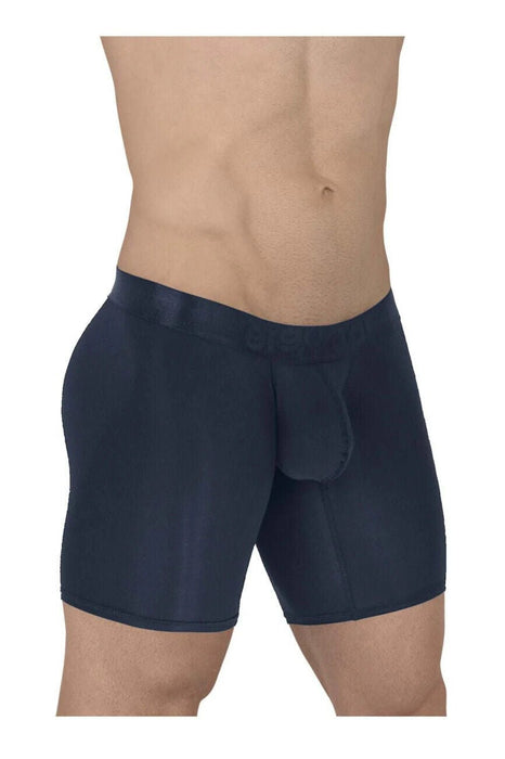 ErgoWear Long Boxer MAX XX MidCut Stretchy Long Boxer Dark Blue 1636 - SexyMenUnderwear.com