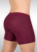 ErgoWear Long Boxer SLK Midcut Hyper - Soft 3Dimensional Pouch in Burgundy 1659 13 - SexyMenUnderwear.com