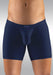 ErgoWear Long Boxer SLK Midcut Hyper - Soft 3Dimensional Pouch in Navy Blue 1655 23 - SexyMenUnderwear.com