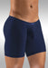 ErgoWear Long Boxer SLK Midcut Hyper - Soft 3Dimensional Pouch in Navy Blue 1655 23 - SexyMenUnderwear.com