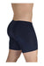 ERGOWEAR Long Boxer X4D Seamed Pouch Mid - Cut Blue Navy 1602 92 - SexyMenUnderwear.com