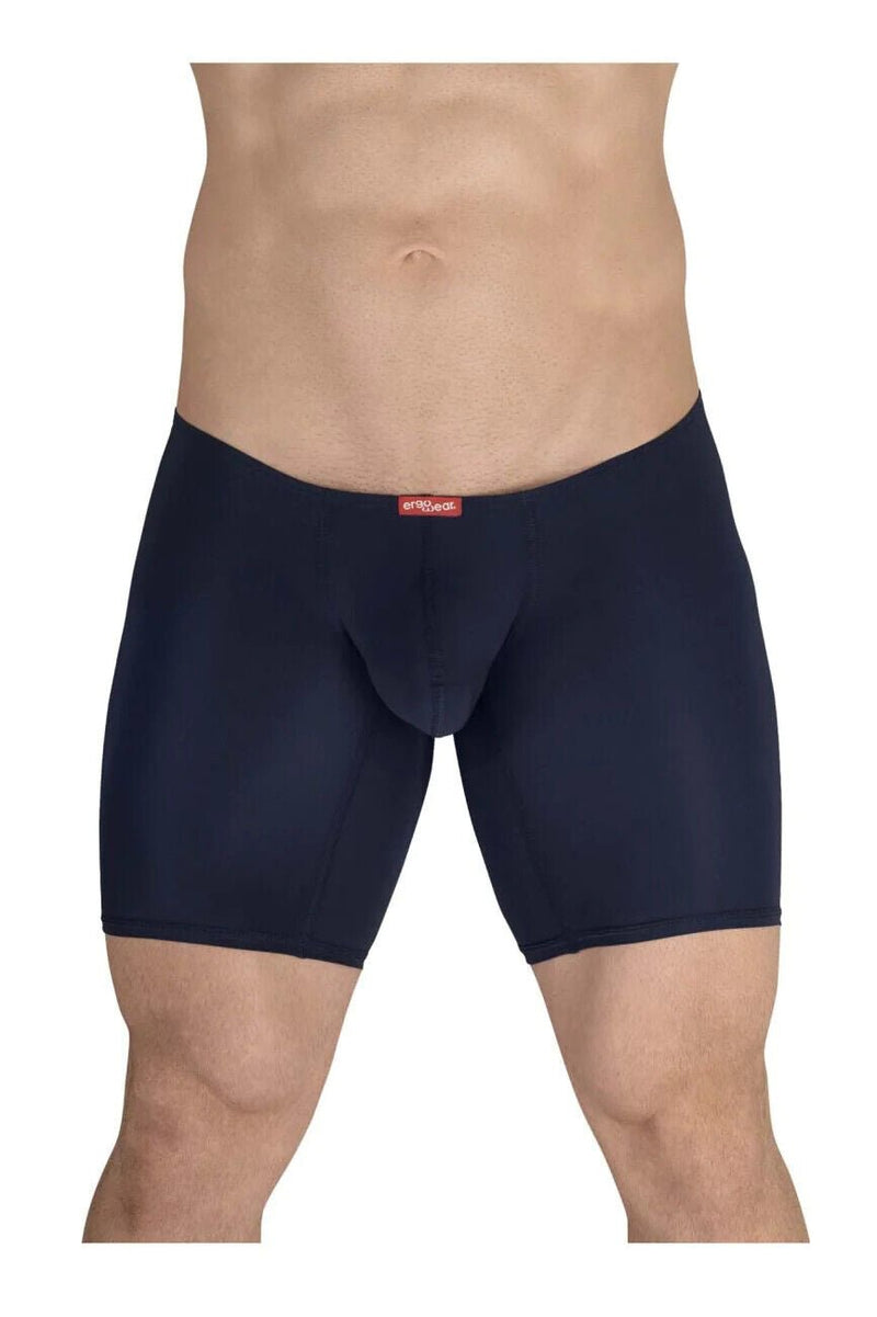 ERGOWEAR Long Boxer X4D Seamed Pouch Mid - Cut Blue Navy 1602 924