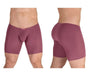 ERGOWEAR Long Boxer X4D Seamed Pouch Mid - Cut Dusty Pink 1590 92 - SexyMenUnderwear.com