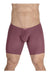 ERGOWEAR Long Boxer X4D Seamed Pouch Mid - Cut Dusty Pink 1590 92 - SexyMenUnderwear.com