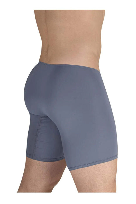 ERGOWEAR Long Boxer X4D Seamed Pouch Mid - Cut Smoke Blue 1598 92 - SexyMenUnderwear.com