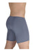 ERGOWEAR Long Boxer X4D Seamed Pouch Mid - Cut Smoke Blue 1598 92 - SexyMenUnderwear.com