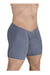 ERGOWEAR Long Boxer X4D Seamed Pouch Mid - Cut Smoke Blue 1598 92 - SexyMenUnderwear.com