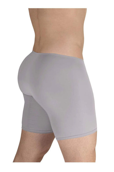 ERGOWEAR Long Boxer X4D Seamed Pouch Midcut Silver Gray 1594 92 - SexyMenUnderwear.com