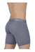 ErgoWear Long Length Boxer Briefs MAX XX Stretchy MidCut Fog Blue 1632 - SexyMenUnderwear.com