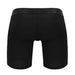 ErgoWear Long Length Boxer MAX XX Mid - Cut Stretchy Black 1620 - SexyMenUnderwear.com