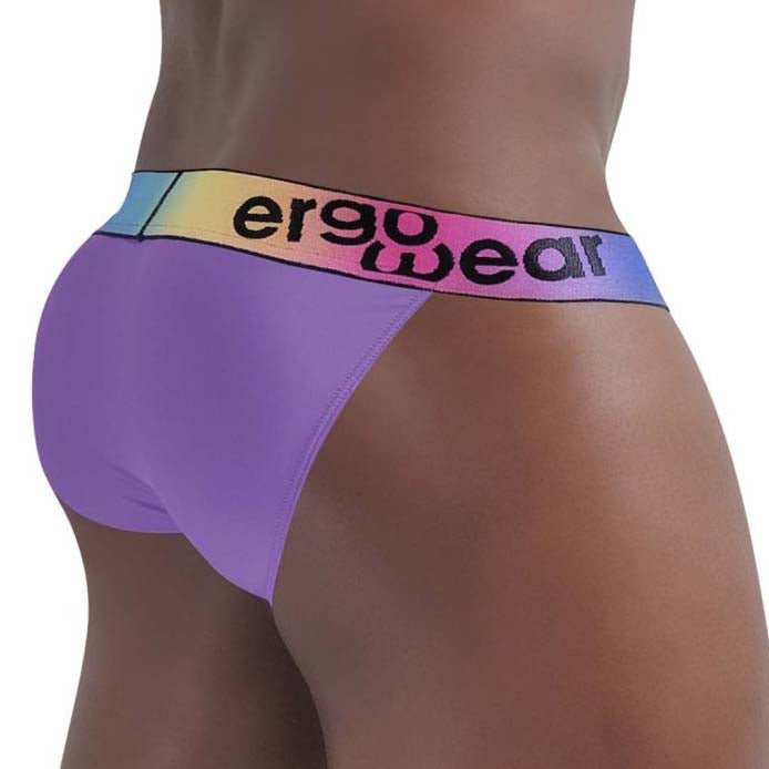 ErgoWear Low - Rise Bikini Brief MAX SE Pride Briefs Purple Lilac 1435 78 - SexyMenUnderwear.com