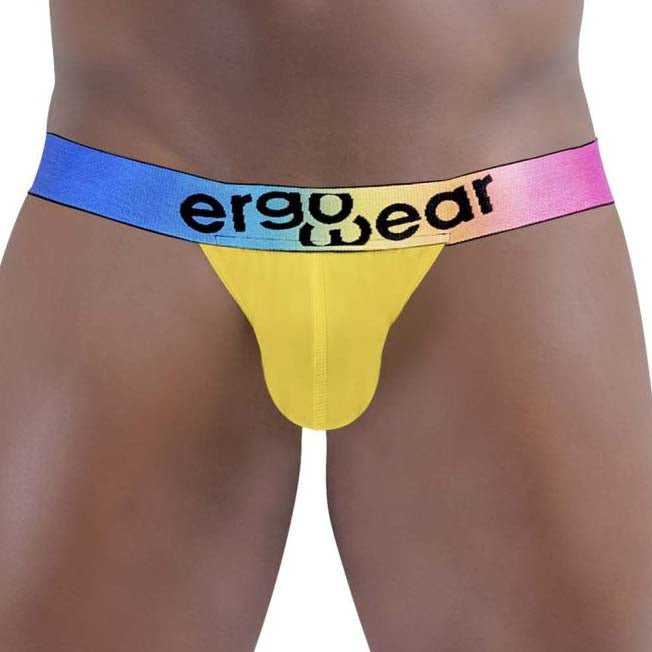 ErgoWear Low - Rise Bikini Brief MAX SE Pride Briefs Yellow 1439 78 - SexyMenUnderwear.com