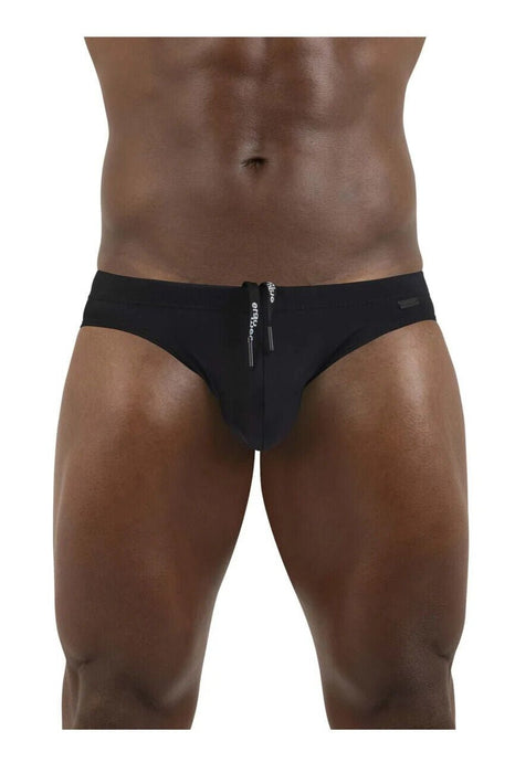 ErgoWear Low Rise Swim Briefs X4D SW Bikini Cut Swimwear Jet Black 16945