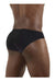 ErgoWear Low Rise Swim Briefs X4D SW Bikini Cut Swimwear in Jet Black 1694 - SexyMenUnderwear.com