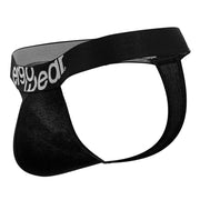 ErgoWear MAX Cotton Thongs Sporty Edge Black Low - Rise Thong 1482 895