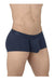 ErgoWear MAX XX Boxer Trunks Stretch Short Length Boxer in Dark Blue 1635 - SexyMenUnderwear.com