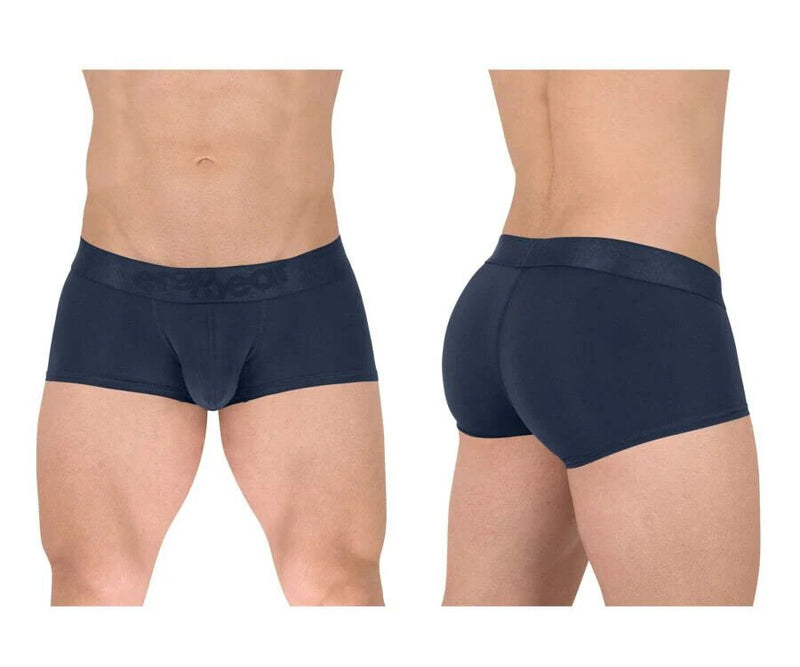 ErgoWear MAX XX Boxer Trunks Stretch Short Length Boxer in Dark Blue 16351