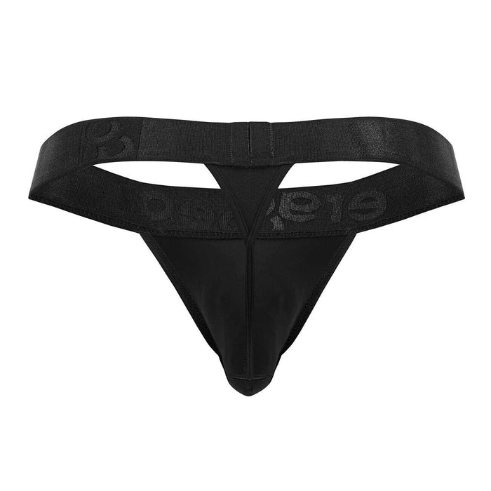 ErgoWear MAX XX G - String Elastic Stretchy Waistband Black Low - Rise Thong 1617 - SexyMenUnderwear.com