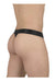 ErgoWear MAX XX G - String Elastic Stretchy Waistband Black Low - Rise Thong 1617 - SexyMenUnderwear.com