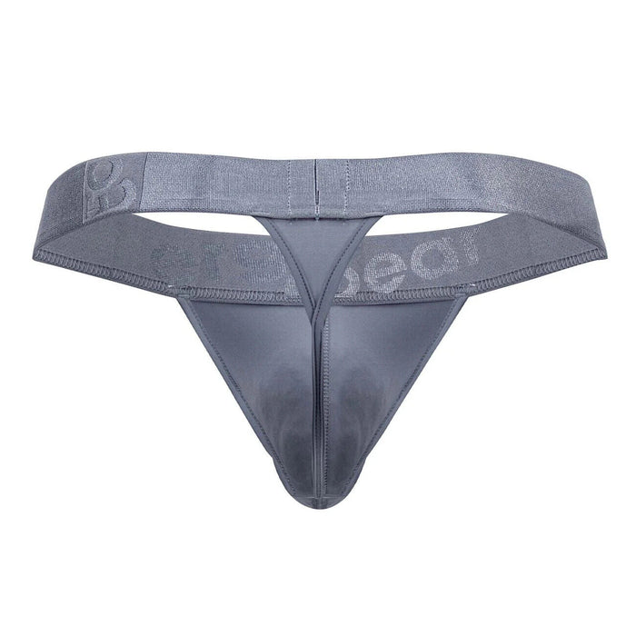 ErgoWear MAX XX G - String Elastic Stretchy Waistband Thong in Blue Fog 1629 - SexyMenUnderwear.com