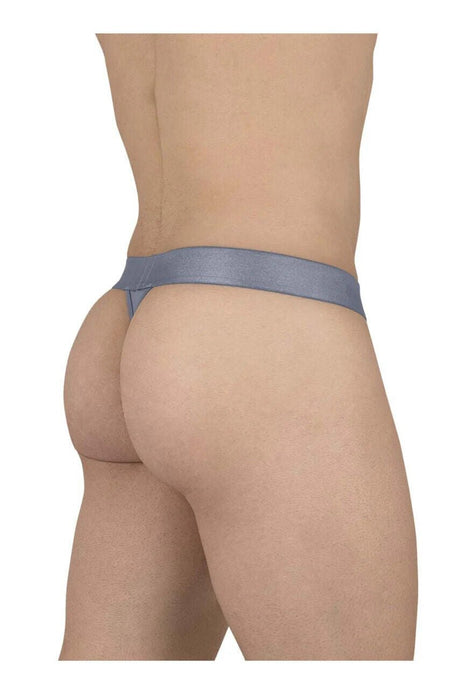 ErgoWear MAX XX G - String Elastic Stretchy Waistband Thong in Blue Fog 1629 - SexyMenUnderwear.com