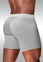 ErgoWear Micro Mesh Boxer Briefs FEEL SE Mid - Cut Long Boxer in Silver 1761 1103
