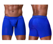 ErgoWear Micro Mesh Long Boxer Briefs MidCut FEEL SE Pouch Royal Blue 1757 1105