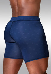 ErgoWear Micro Mesh Long Boxer FEEL SE MidCut Adaptable Pouch Navy Blue 1753 1103