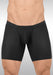 ErgoWear Midcut SLK Long Boxer Hyper - Soft 3Dimensional Pouch in Black 1663 27 - SexyMenUnderwear.com