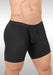 ErgoWear Midcut SLK Long Boxer Hyper - Soft 3Dimensional Pouch in Black 1663 27 - SexyMenUnderwear.com