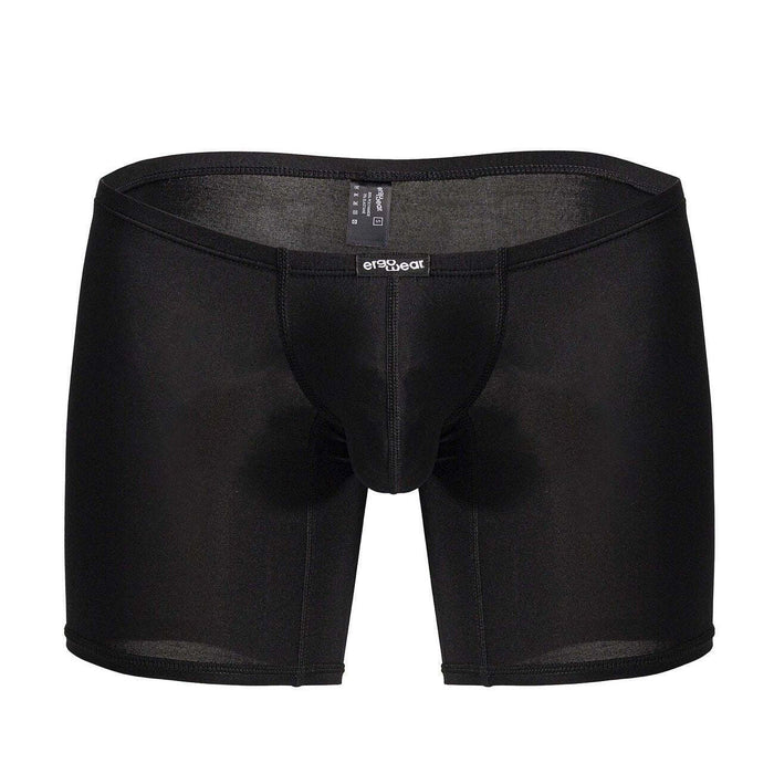 ErgoWear MidCut X4D Long Boxer Briefs 3D Seamed Pouch in Black 1702 - SexyMenUnderwear.com