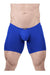 ErgoWear MidCut X4D Long Boxer Briefs 3D Seamed Pouch in Royal Blue 1710 - SexyMenUnderwear.com