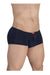 ERGOWEAR Mini Boxer X4D Seamed Pouch Low - Rise Trunks Navy Blue 1601 93 - SexyMenUnderwear.com