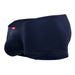 ERGOWEAR Mini Boxer X4D Seamed Pouch Low - Rise Trunks Navy Blue 1601 93 - SexyMenUnderwear.com