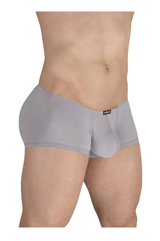 ERGOWEAR Mini Boxer X4D Seamed Pouch Low - Rise Trunks Silver Gray 1593 93 - SexyMenUnderwear.com